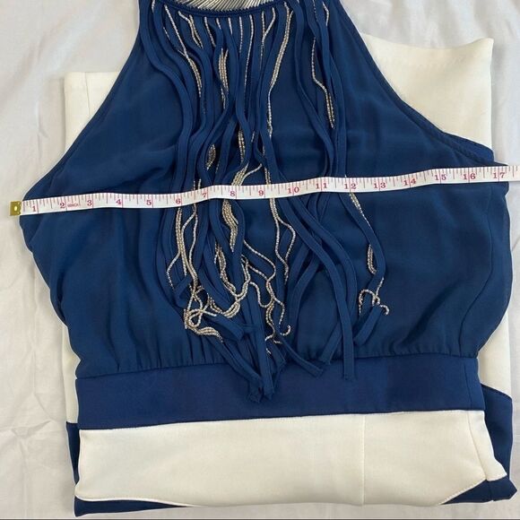 XOXO Black and White Chevron Pattern Party Dress - Picture 8 of 11